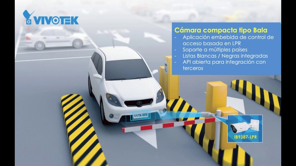 VIVOTEK | Solución de acceso vehicular inteligente con LPR y barrera Wejoin