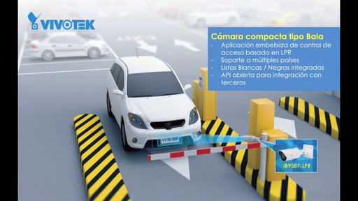VIVOTEK | Solución de acceso vehicular inteligente con LPR y barrera Wejoin